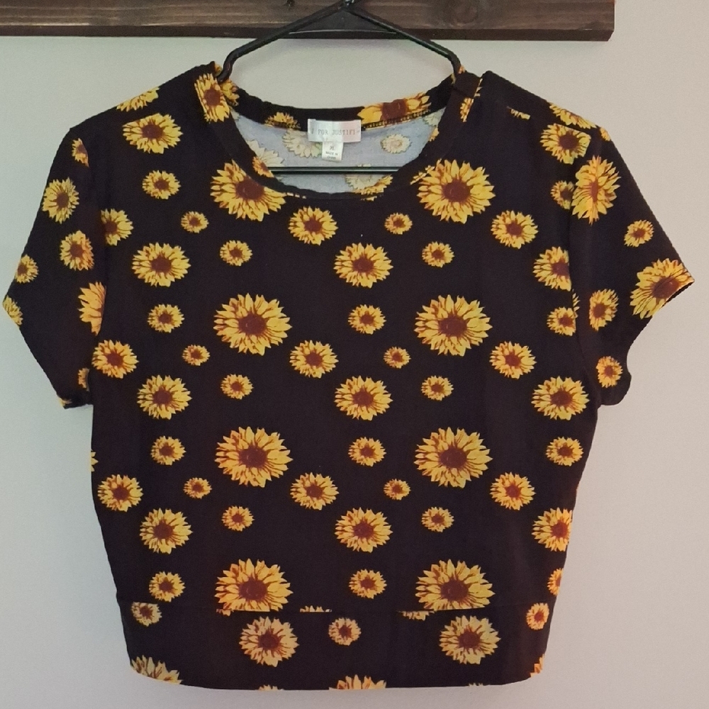 Sunflower Crop Top